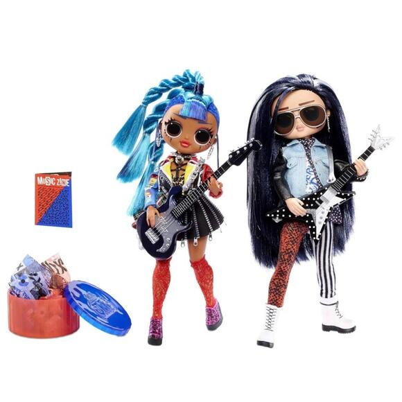 LOL Surprise! OMG Remix Rocker Boi and Punk Grrrl Fashion Doll 2 Pack - Picture 2 of 9